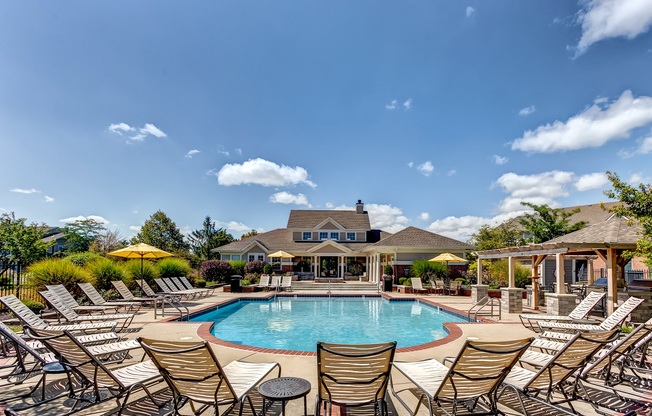 tResort style pool with seating close to Eagle Creek Park