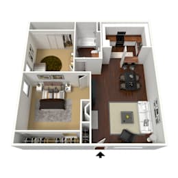 2 beds, 1 bath, 800 sqft, $1,237