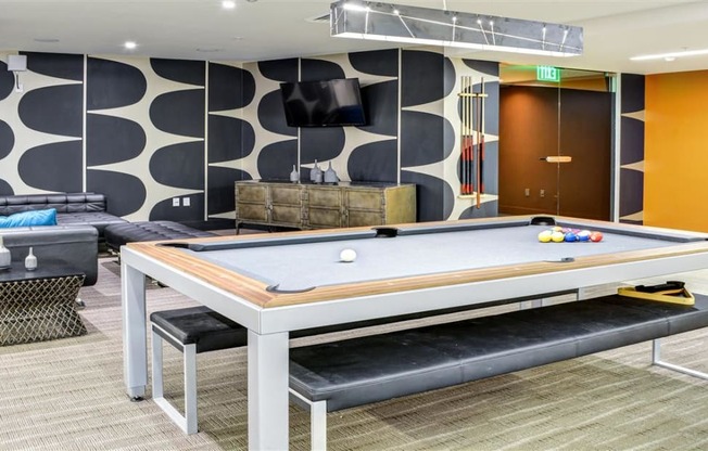 Pool Table at Esprit Apartments, Marina del Rey, California