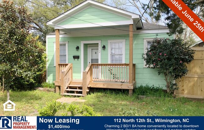 Charming Cottage in the Heart of Wilmington