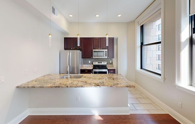 1 bed, 1 bath, 633 sqft, $1,495, Unit 1405