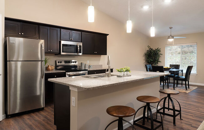 Copley Ohio Apartment Rentals Redwood Copley Willowood Open Kitchen Island