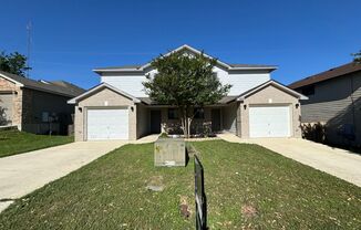 Welcome to this beautiful 3 bedroom, 2.5 bathroom duplex located in the gated community of Dove Meadow. Conveniently situated just a few miles from Six Flags, this home is right by 1604 and close to Hwy 90 west, Hwy 151, and 410 with easy access to Lackla