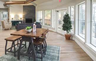 Clubhouse Seating at Westdale Hills Apartments in Euless, Texas, TX