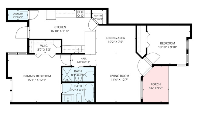 2 beds, 2 baths, $1,699, Unit Unit 102