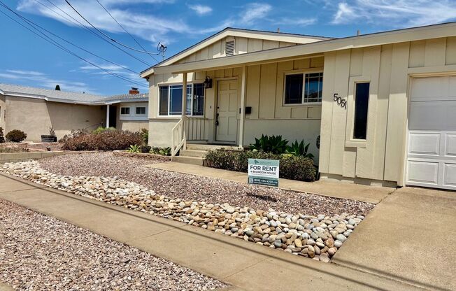 OPEN HOUSE: 9/12 10-11AM ~ 4BR House in Clairemont with 2 Car Garage!