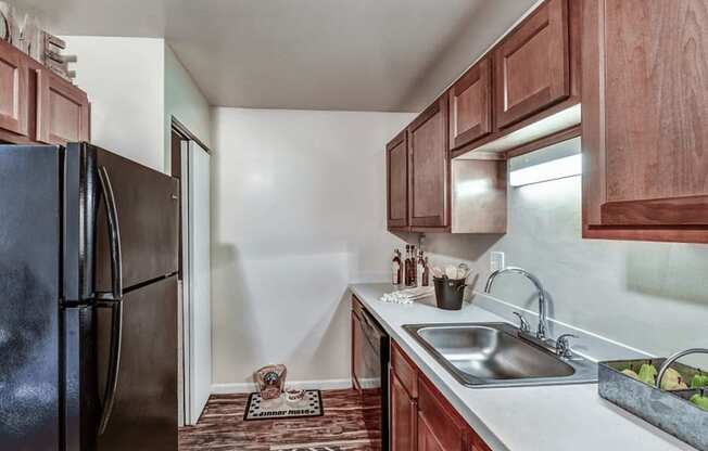 kitchen at avalon place apartments