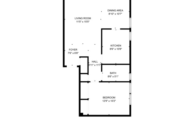 1 bed, 1 bath, 750 sqft, $2,500, Unit 02