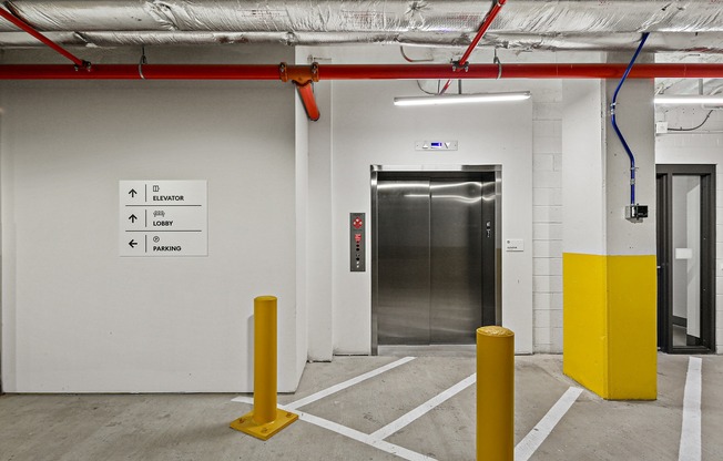Garage with Elevator Access