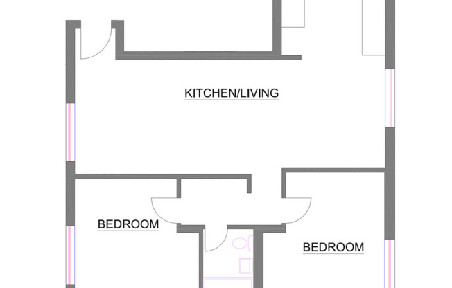 2 beds, 1 bath, 919 sqft, $2,645, Unit 210
