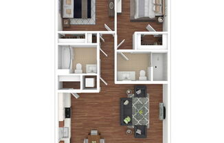 2 beds, 2 baths, 940 sqft, $2,795