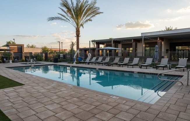 Resort Style Pool at The Aster at Mountain Vista in Mesa Arizona