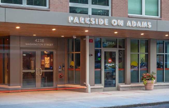 Welcome to Parkside on Adams