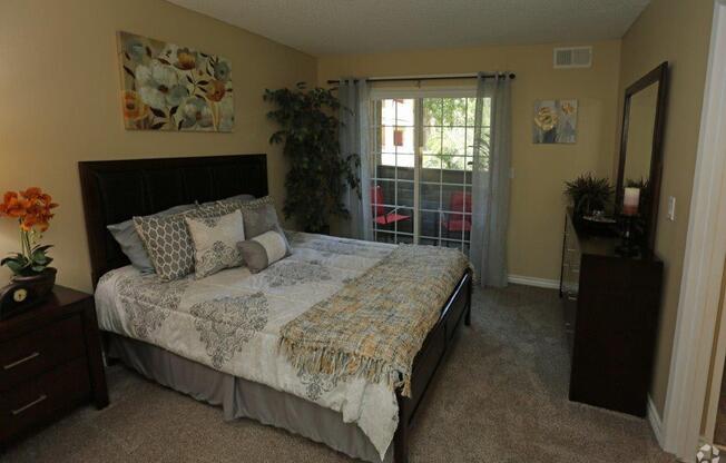 Large Comfortable Bedrooms at Citrus Gardens Apartments, Fontana, CA 92335