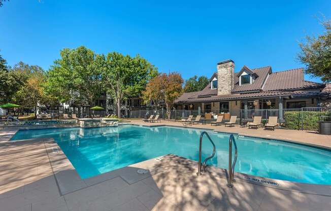 Front Pool View at Sedona Springs, Texas 78749