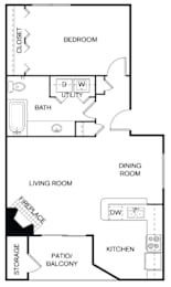 1 bed, 1 bath, 765 sqft, $1,085