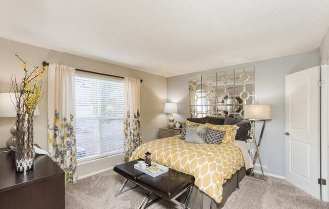 Gorgeous Bedroom at Beacon Ridge Apartments, PRG Real Estate Management, Greenville, SC