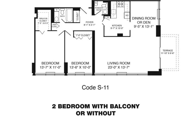 2 beds, 1.5 baths, 1,174 sqft, $2,219, Unit 1206