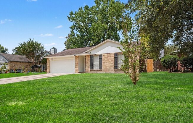 4 Bedroom/2 Bath/1 Story in the established Birnam Wood Subdivision
