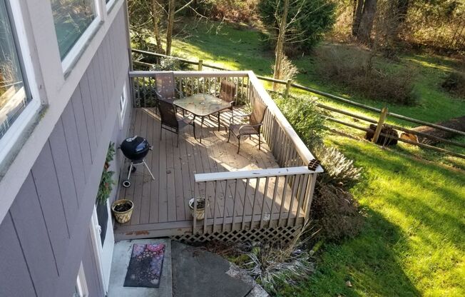 Beautiful MIL unit 2 bed 1 bath deck Nestled Squak and Cougar Mt (Issaquah)