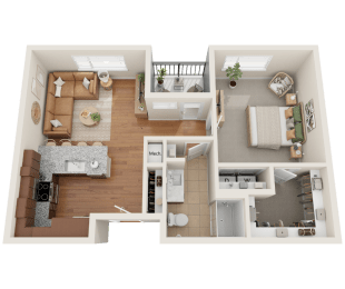 1 bed, 1 bath, 712 sqft, $1,695