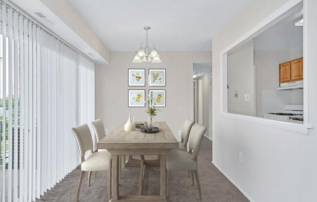 Dining at Andrews Ridge Apartments, Suitland, MD, 20746