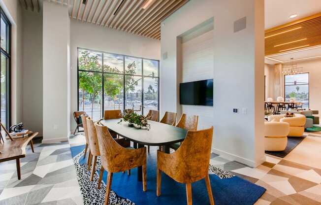 Dining Room Seating at The Rylan Apartments