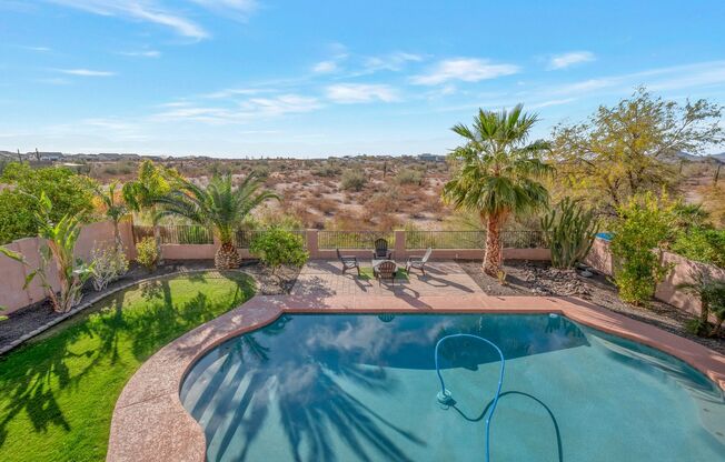 Desert Oasis in NE Mesa’s Coveted Red Mountain Ranch – Furnished 3-Bed, 2.5-Bath Home