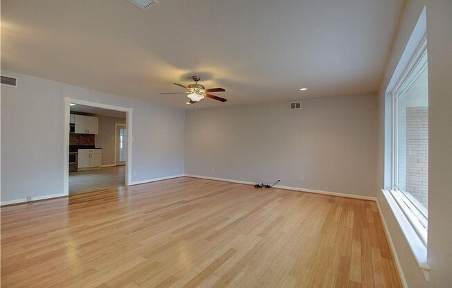 Completely updated 3 bed 2 full bath home on a large lot walking distance to schools.