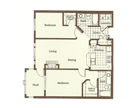 2 beds, 2 baths, 1,063 sqft, $2,995, Unit 203