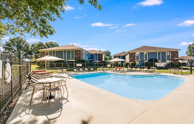 View of the Pool Area at The Arbor in Blue Springs, Missouri