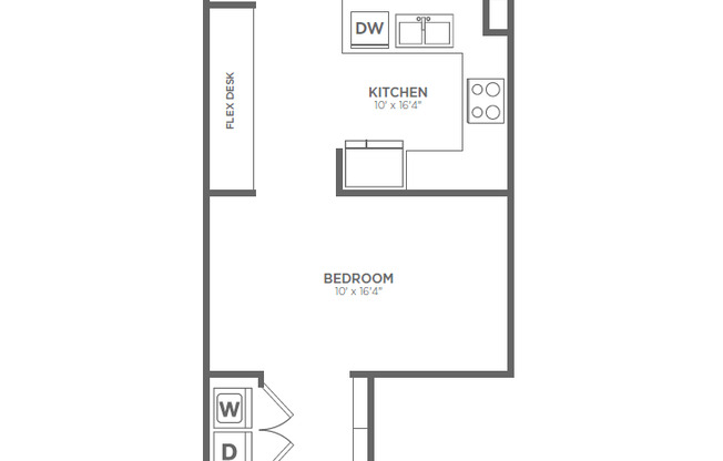 Studio, 1 bath, 915 sqft, $3,084