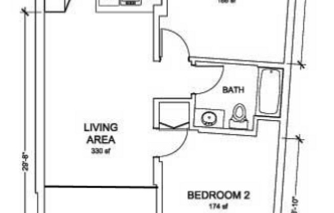 3 beds, 1 bath, 886 sqft, $4,375, Unit 302