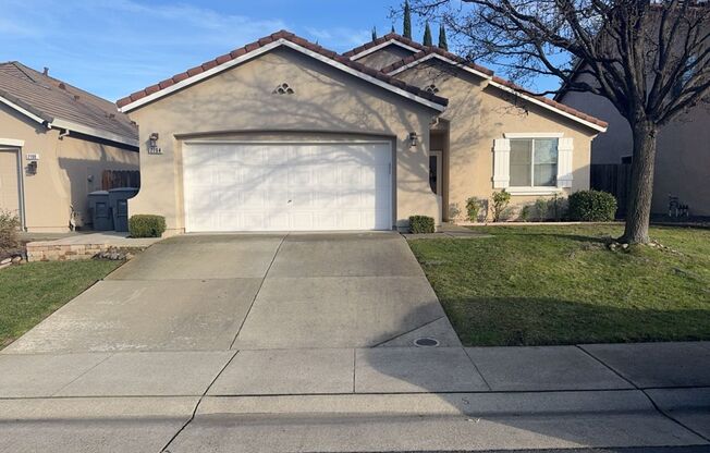 Avail 7/1 - Single level Rocklin home with new carpet