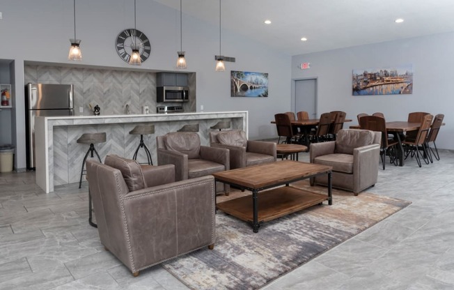 Common Room at Cinnamon Ridge Apartments, Eagan