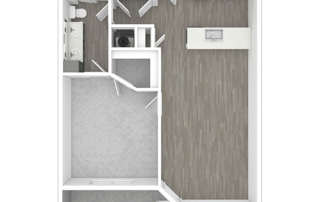 1 bed, 1 bath, 742 sqft, $1,412