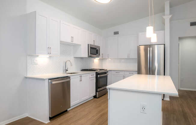 Kitchen with Stainless Steel Appliances