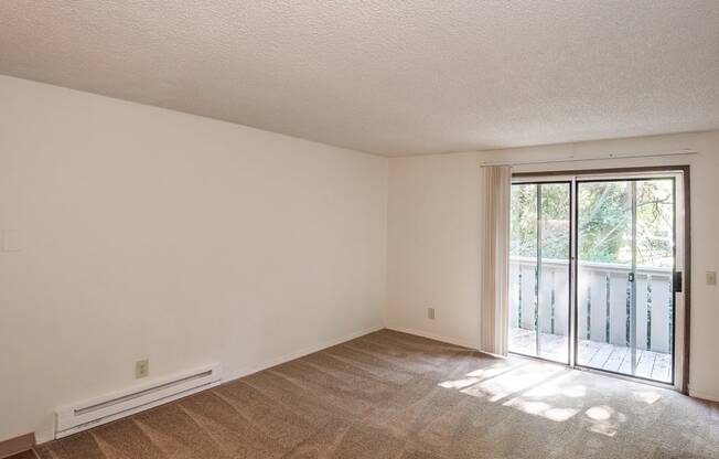 Rolling Hills Vacant Studio Apartment Living Room