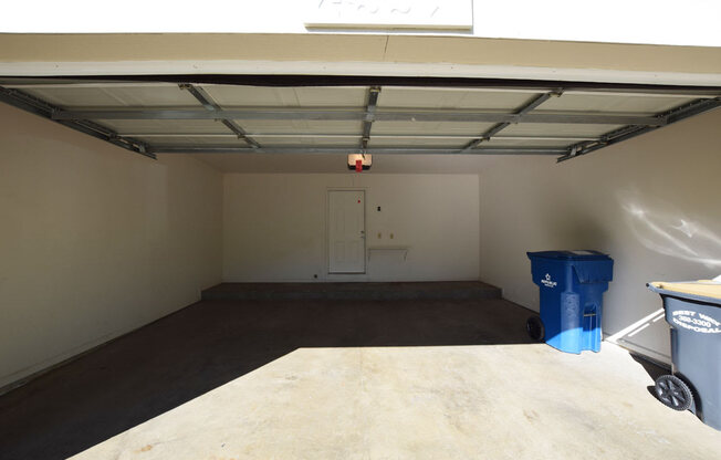 An attached 2+ car townhome garage at Foxwood and The Hermitage, Portage, MI, 49024