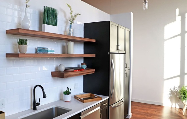 Model Kitchen at Riverwalk Apartments, Lawrence, Massachusetts 01843