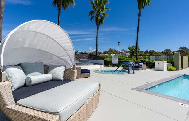 poolside daybed