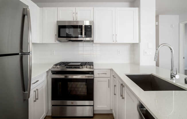 Kitchen with Stainless Steel Appliances