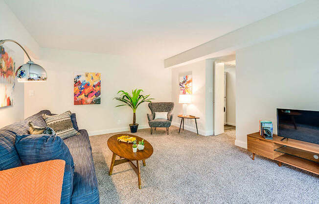 Modern Living Room at Padonia Village Apartments, Timonium, 21093