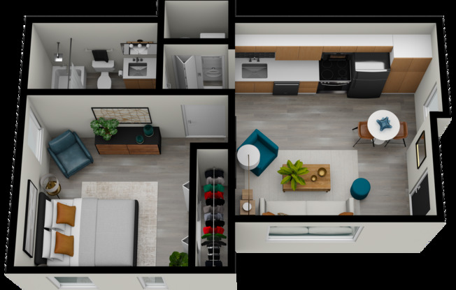 1 bed, 1 bath, 473 sqft, $1,549, Unit 306