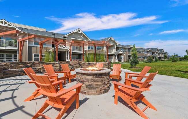 Prelude at Paramount Apartments Outside Fire Pit