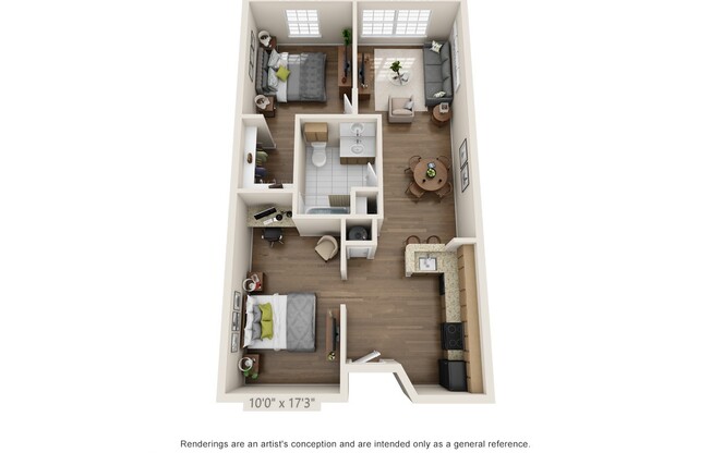 1 bed, 1 bath, 742 sqft, $2,280, Unit 108