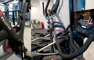 Peloton Spin Bike Available in 24 HR Fitness Center at The Can Plant Residences at Pearl, San Antonio, TX