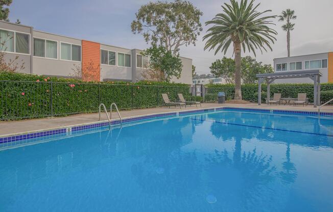 a large pool of water