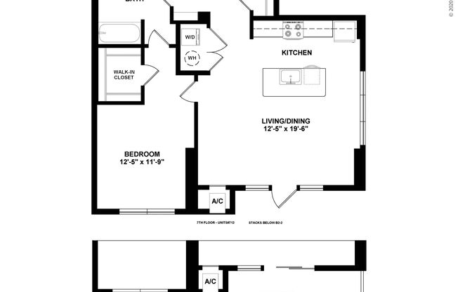 1 bed, 1 bath, 908 sqft, $3,295, Unit 712