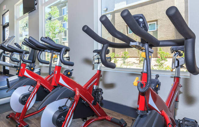 Fitness bike at Level 25 at Durango by Picerne, Nevada, 89113